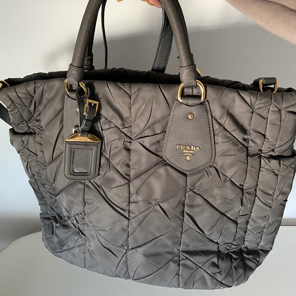 PRADA Tessuto Quiltin  Bag